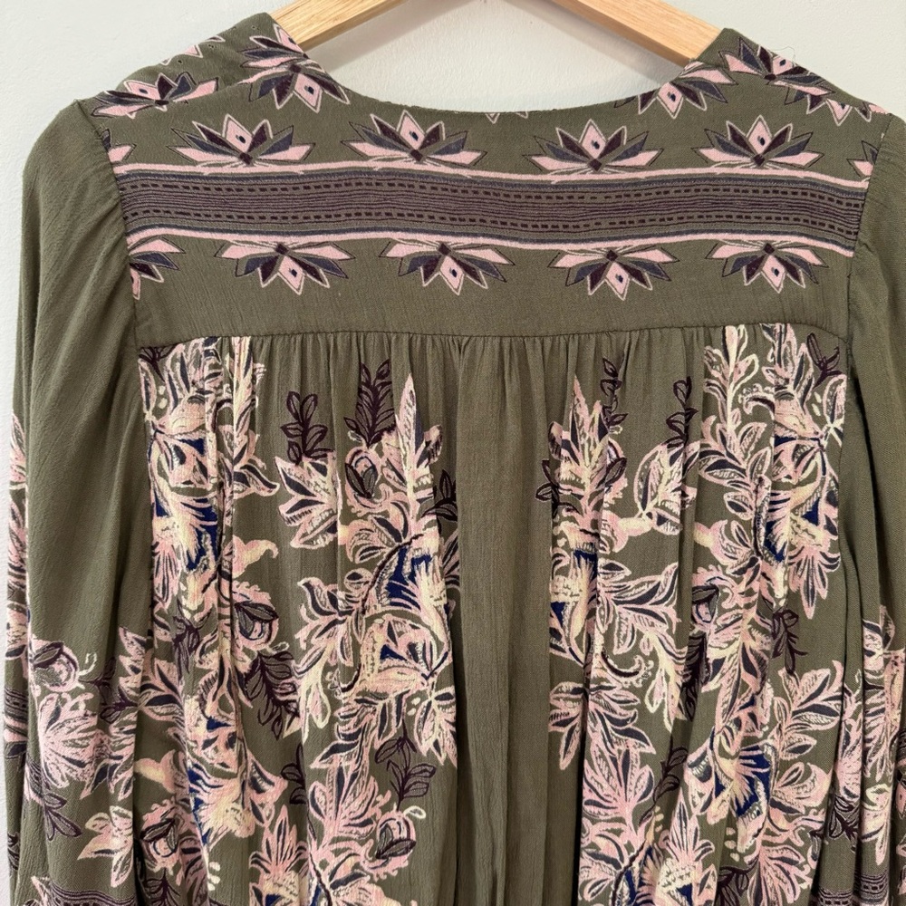 Free People Moonlight Drive Dress Floral Boho Small - Picture 10 of 16